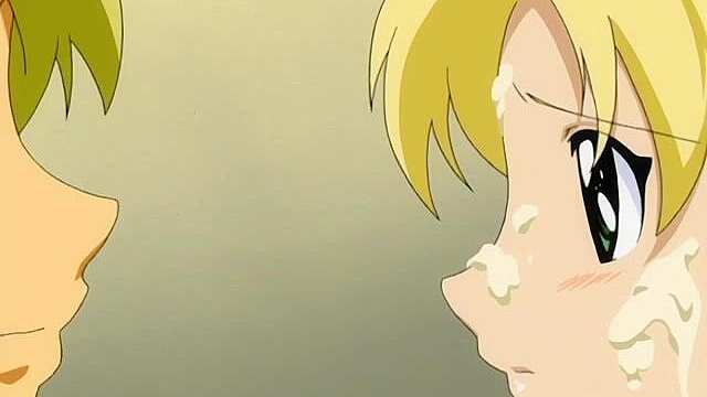 Little Monica 1 - Cute anime catgirl performs a live sex show on stage while pervs watch