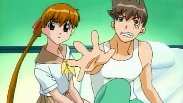 Dork gets a 69 blowjob from a sexed up fantasy girl from another world