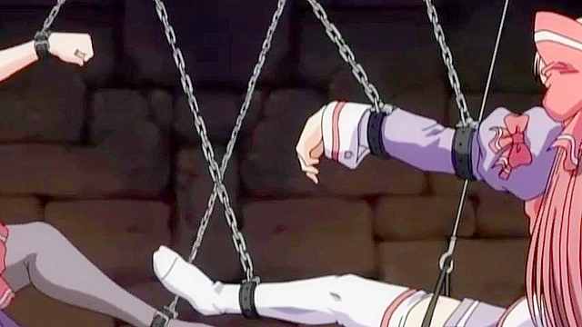 Anime schoolgirl lesbian orgy turns in to a demon tentacle gangbang