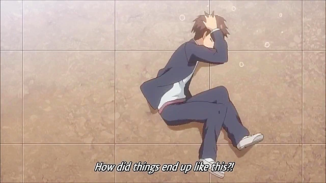 Turnabout Witch Trial - School pervert gets his virginity taken by a huge titty witch