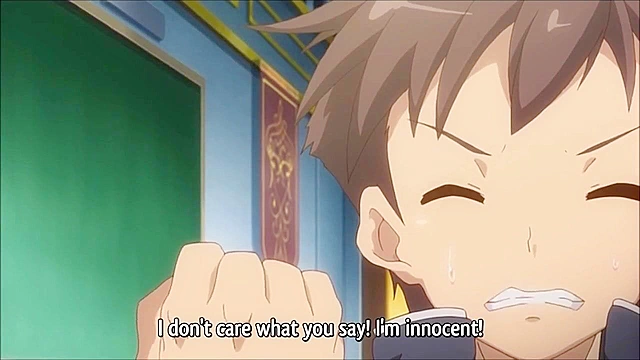 Turnabout Witch Trial - School pervert gets his virginity taken by a huge titty witch