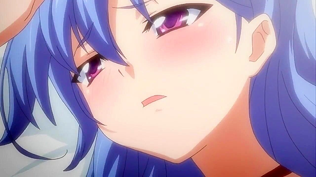 Dirty teen hentai sister gives a blowjob on her knees for a sticky facial