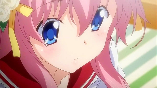 Dirty teen hentai sister gives a blowjob on her knees for a sticky facial