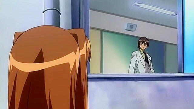 Horny student gets bent over her desk and fucked by the old dirty anime teacher