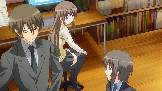 Yume Kui 1 - Virgin game designer gets fucked while talking on phone