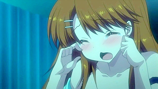 Momoiro Milk 1 - Cute hentai schoolgirl bent over sink and fucked