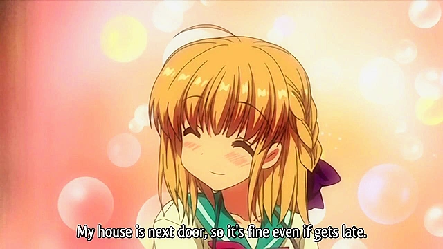 Momoiro Milk 1 - Cute hentai schoolgirl bent over sink and fucked