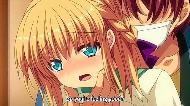 Momoiro Milk 1 - Cute hentai schoolgirl bent over sink and fucked