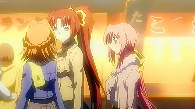 Busty anime girlfriend gets her shaved uncensored virgin pussy fucked