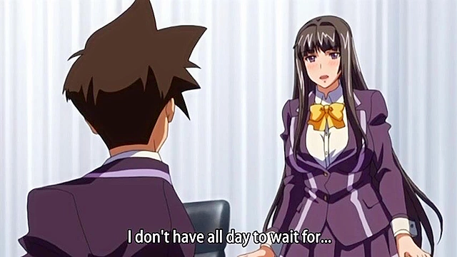 Beautiful Legged Sex Slave President - Extorted for a footjob and anime facial cumshot