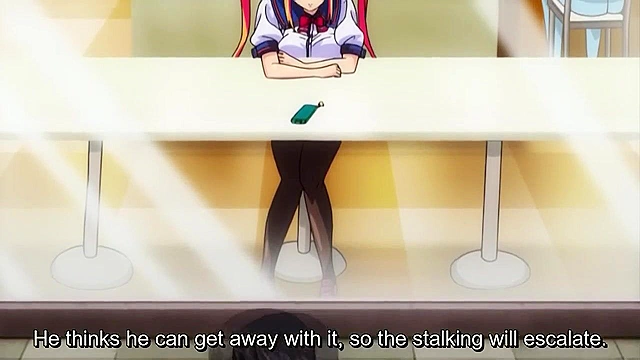 Busty hentai schoolgirl is caught on the street and rough fucked while blindfolded