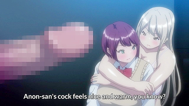 How I Made a Sex Friend 3 - Busty hentai schoolgirl is fucked while friend watches