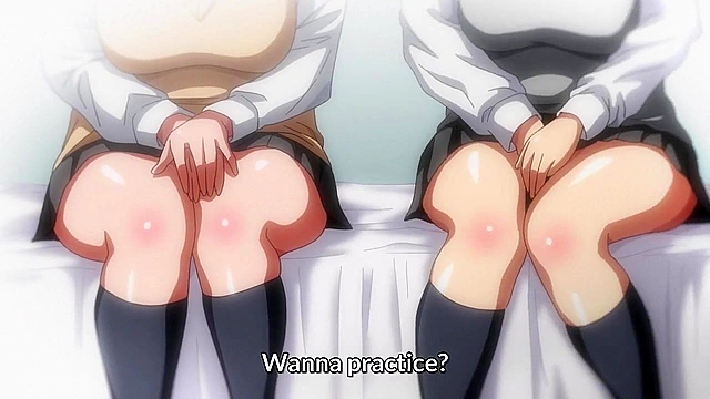 How I Made a Sex Friend 3 - Busty hentai schoolgirl is fucked while friend watches