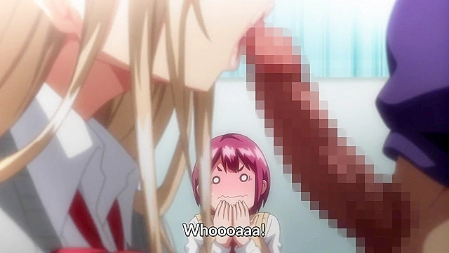 How I Made a Sex Friend 3 - Busty hentai schoolgirl is fucked while friend watches