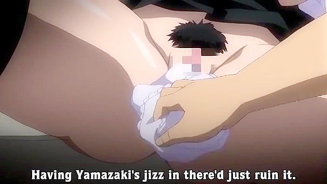 Secret Face of My Wife - Busty anime milf in lingerie satisfies her husband