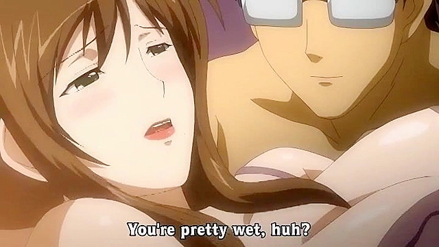 Secret Face of My Wife - Busty anime milf in lingerie satisfies her husband