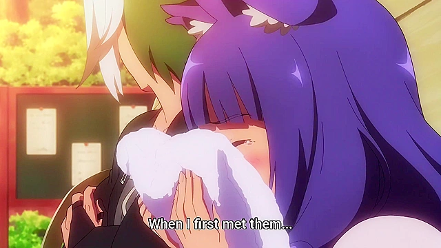 Immoral Guild (uncensored ecchi) 8 - Busty catgirl tied up and squirted all over