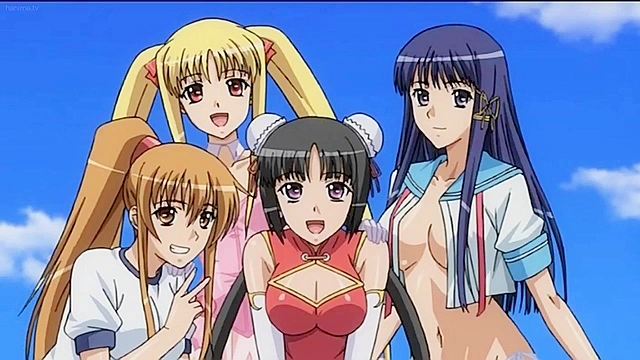 15 Beautiful Girls Adrift 1 - Beach babe rides cock after hentai facial