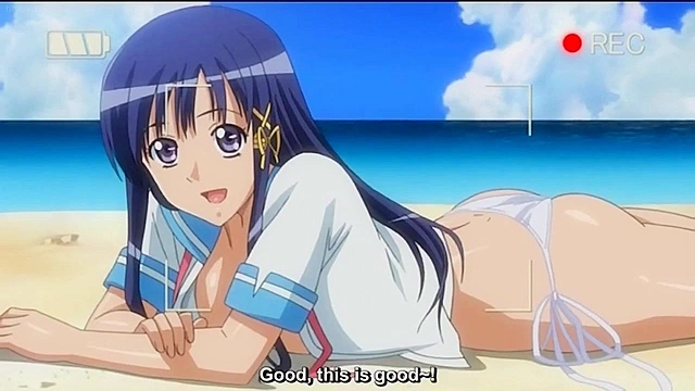 15 Beautiful Girls Adrift 1 - Beach babe rides cock after hentai facial