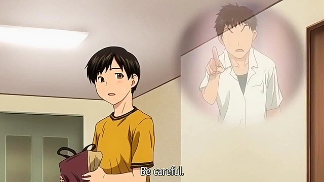 Busty hentai schoolgirl fucks in the gym and squirts milk while orgasming