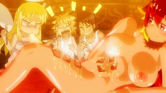 Interspecies reviewers 4 - The crew eats food off a fiery salamander