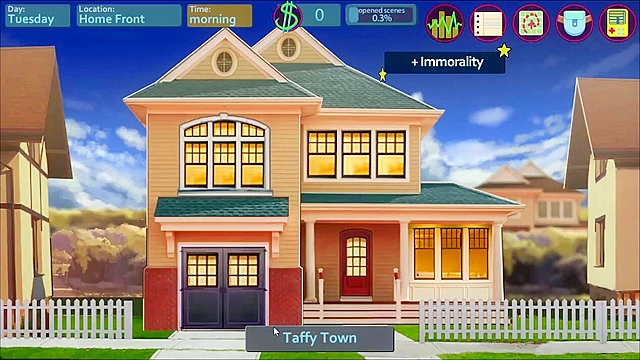 Taffy Tales Roleplay Fantasy Sex with busty redheads taking young dick