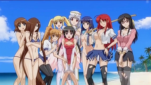 15 Beautiful Girls Adrift 2 - Catgirl holds down redhead for beach fucking