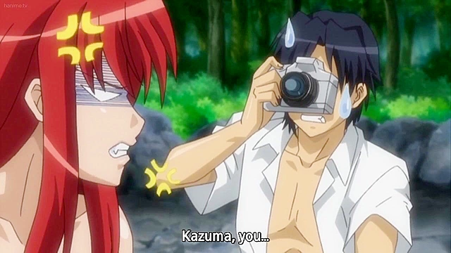 15 Beautiful Girls Adrift 2 - Catgirl holds down redhead for beach fucking