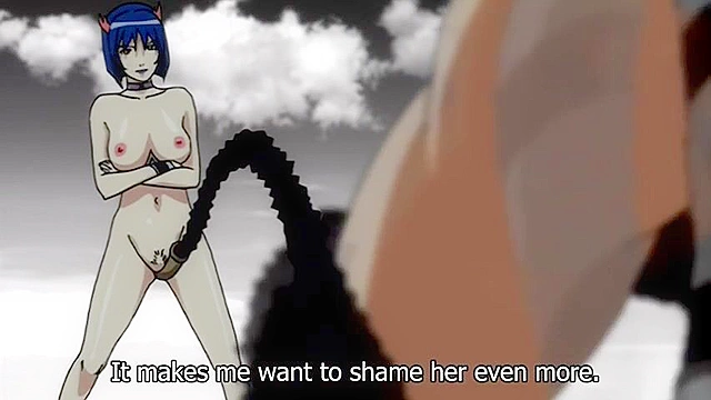 Onmyouji: The Sinsister Goddess 2 - Winged goddess battle sluts and sexed up vixens ride dicks