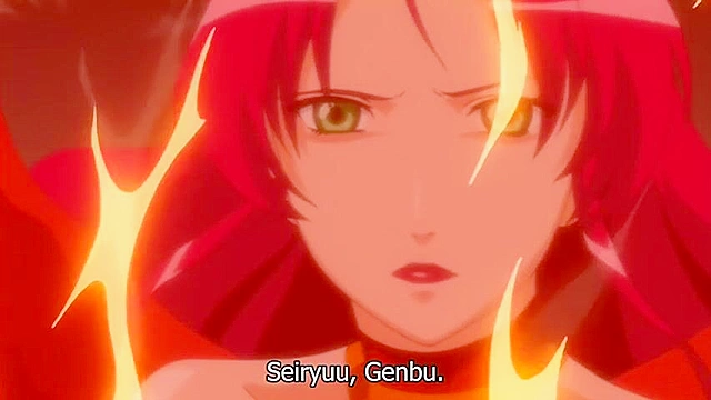 Onmyouji: The Sinsister Goddess 2 - Winged goddess battle sluts and sexed up vixens ride dicks