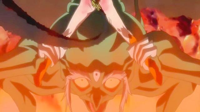 Onmyouji: The Sinsister Goddess 2 - Winged goddess battle sluts and sexed up vixens ride dicks