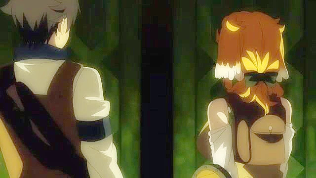 Harem in the Labyrinth of Another World (uncensored) S1E5 - Ecchi Anime - Busty wolfkin gets bath