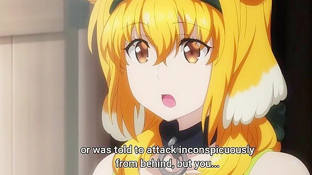 Harem in the Labyrinth of Another World (uncensored) S1E5 - Ecchi Anime - Busty wolfkin gets bath