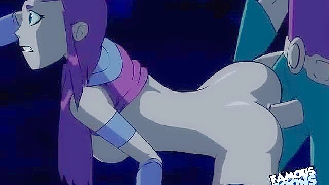 Robin from teen titans fucks starfire while out on a camping trip