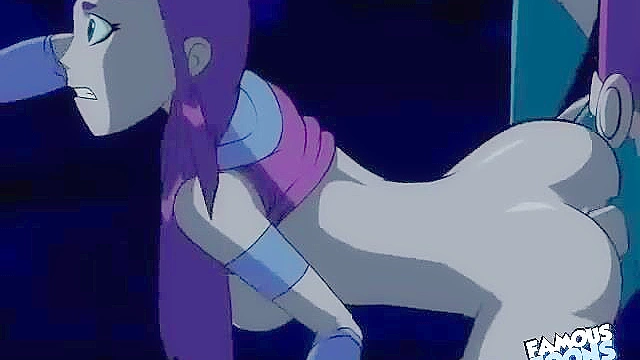 Robin from teen titans fucks starfire while out on a camping trip