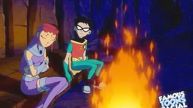 Robin from teen titans fucks starfire while out on a camping trip
