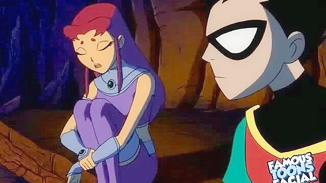 Robin from teen titans fucks starfire while out on a camping trip