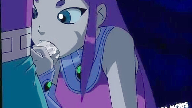 Robin from teen titans fucks starfire while out on a camping trip