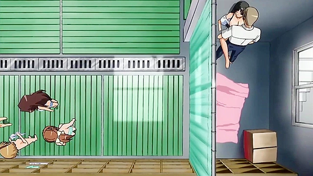 Color of Sky, Color of Water 1 - Busty swim girl gets hentai fucked in the school locker room