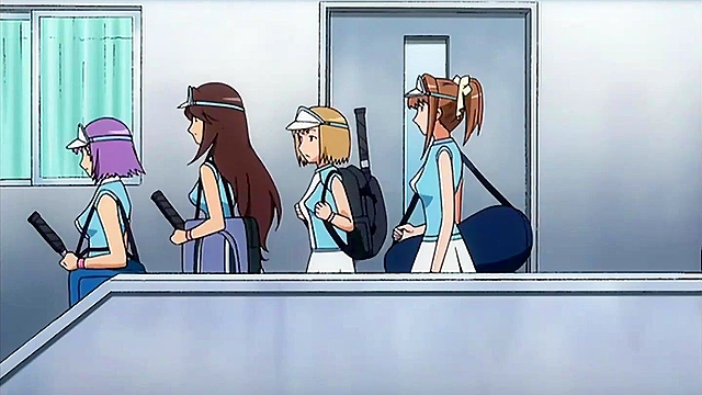 Color of Sky, Color of Water 1 - Busty swim girl gets hentai fucked in the school locker room