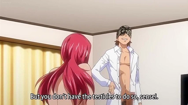 Female Teacher Chuuzenji 2 - Busty redhead hentai teacher takes 100 creampies to grow a futa dick