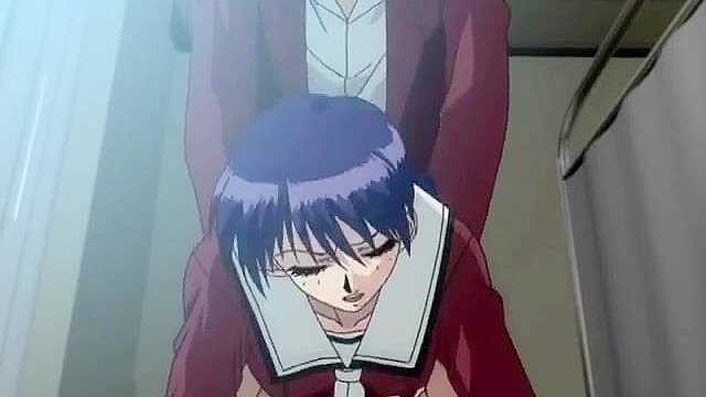 Schoolgirl gets her sweet ass nailed on the roof of the school while student watches