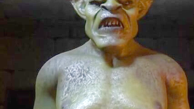 Bride of the Goblin - Chained up anime princess fucked by big orc cock