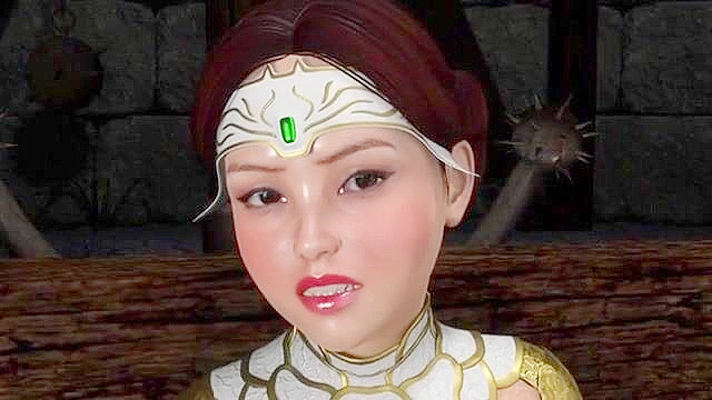 Bride of the Goblin - Chained up anime princess fucked by big orc cock