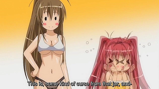 Cute teenie grows a cock and her friend sucks it dry