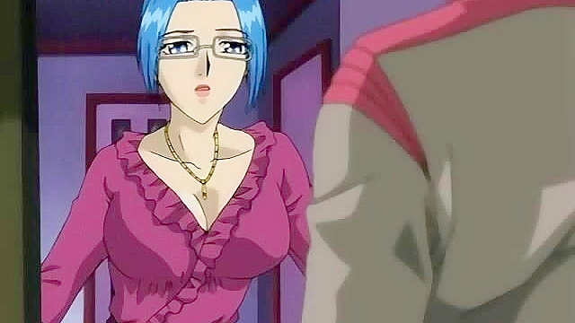 Living Sex Toy 2 - Hentai slut fucks 3 guys while babe spies on them