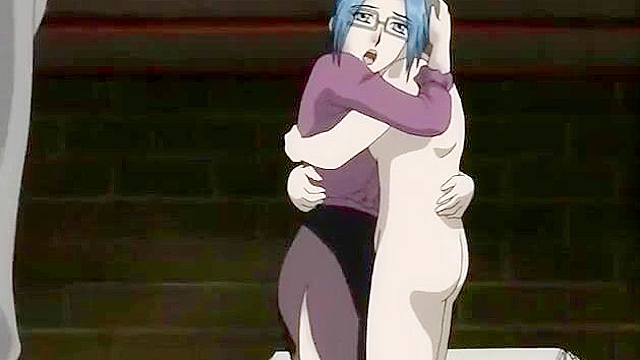 Living Sex Toy 2 - Hentai slut fucks 3 guys while babe spies on them