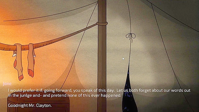 Jane's Dilemma - Sex with hot daughter in the jungle - game walkthrough