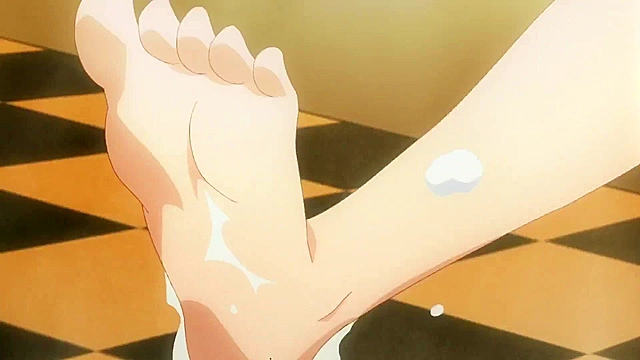 Super HxEros (uncensored) 11 - Ecchi - Anime schoolgirl talk gossip while taking a bath