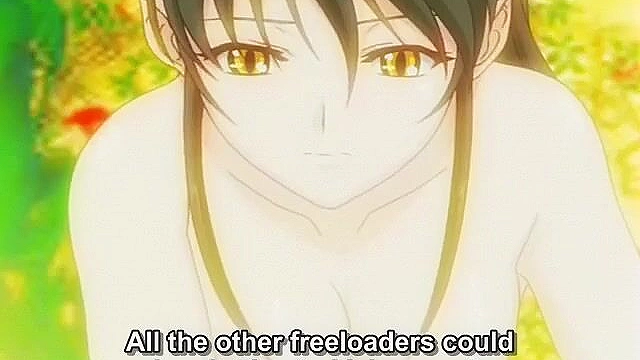 Onmyouji: Bewitching Emaki 1 - Pervy old man bangs his young hentai maid